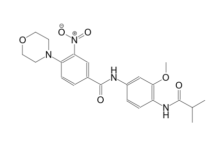N-[4-(isobutyrylamino)-3-methoxyphenyl]-4-(4-morpholinyl)-3-nitrobenzamide