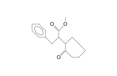 2-(1-Carbomethoxy-2-phenyl-ethyl)-cycloheptanone diastereomer 1