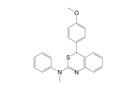 4-(4-Methoxyphenyl)-N-methyl-N-phenyl-4H-3,1-benzothiazin-2-amine