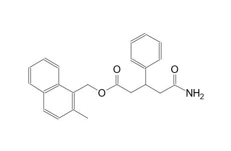 benzenepropanoic acid, beta-(2-amino-2-oxoethyl)-, (2-methyl-1-naphthalenyl)methyl ester