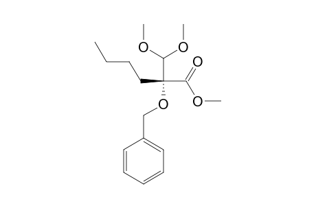 (R)-METHYL-2-(BENZYLOXY)-2-(DIMETHOXYMETHYL)-HEXANOATE