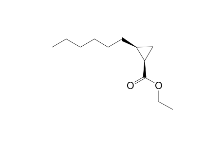 Ethyl 2-hexylcyclopropane-1-carboxylate