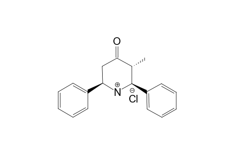 2R,6C-DIPHENYL-3-METHYL-PIPERIDIN-4-ONE-HYDROCHLORIDE