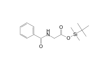 Glycine, N-benzoyl-, tert-butyldimethylsilyl ester