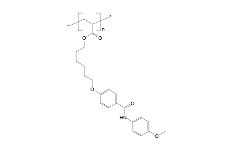 Liquid-crystalline poly(4-methoxyanilido-1,4-phenoxy-1,6-hexylacrylate)