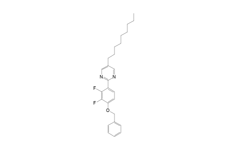 2-(2,3-DIFLUORO-4-BENZYLOXYPHENYL)-5-N-NONYLPYRIMIDINE