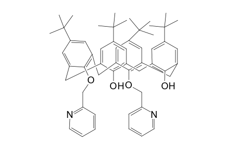 syn-proximal-5,11,17,23-Tetra-tert-butyl-25,26-bis[(2-pyridylmethyl)oxy]-27,28-dihydroxycalix[4]arene
