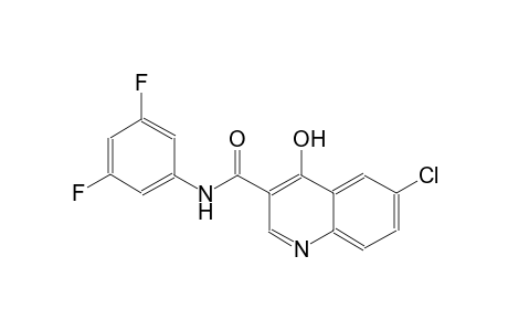 3-quinolinecarboxamide, 6-chloro-N-(3,5-difluorophenyl)-4-hydroxy-
