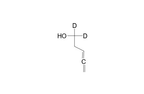 5-Hydroxy-5-dideutero-1,2-pentadiene