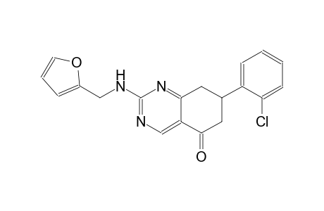 7-(2-chlorophenyl)-2-[(2-furylmethyl)amino]-7,8-dihydro-5(6H)-quinazolinone