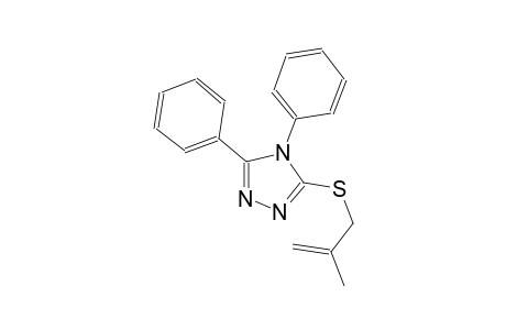 3-[(2-methyl-2-propenyl)sulfanyl]-4,5-diphenyl-4H-1,2,4-triazole