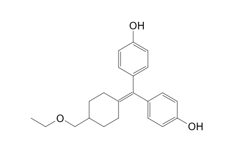 4-[Ethoxymethyl]-[bis(p-hydroxyphenyl)methylene]cyclohexane
