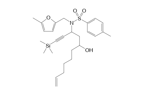 N-(3-{[tert-Butyl(dimethyl)silyl]oxy}-1-[(trimethylsilyl)ethynyl]non-8-en-1-yl)-4-methyl-N-[(5-methylfuran-2-yl)methyl]benzenesulfonamide