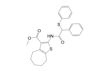 methyl 2-{[phenyl(phenylsulfanyl)acetyl]amino}-5,6,7,8-tetrahydro-4H-cyclohepta[b]thiophene-3-carboxylate