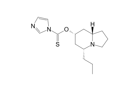 5-Propylindolizidin-7-yl 1'-imidazolecarbothioate