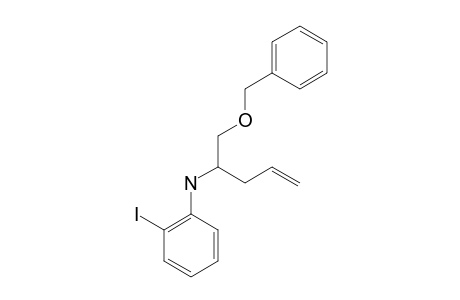 N-[1-(BENZYLOXY)-PENT-4-EN-2-YL]-2-IODO-ANILINE