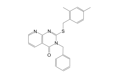 pyrido[2,3-d]pyrimidin-4(3H)-one, 2-[[(2,4-dimethylphenyl)methyl]thio]-3-(phenylmethyl)-