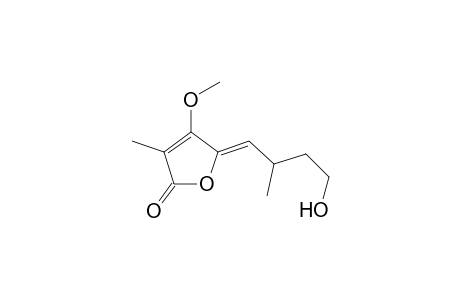 3-Methyl-4-methoxy-5-[(Z)-3-(hydroxymethyl)-2-methylpropylidene]dihydrofuran-2-one