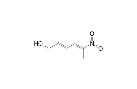(2E,4E)-5-nitro-1-hexa-2,4-dienol