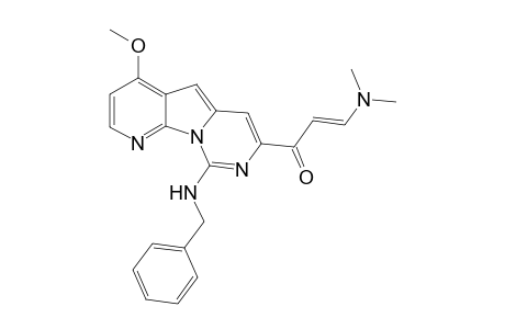9-Benzylamino-4-methoxy-7-[1-oxo-3-(N,N-dimethylamino)propenyl]pyrido[3',2':4,5]pyrrolo[1,2-c]pyrimidine