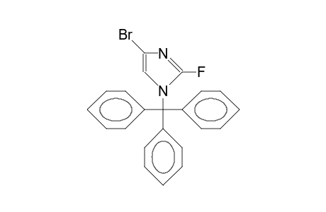 4-Bromo-2-fluoro-1-trityl-imidazole