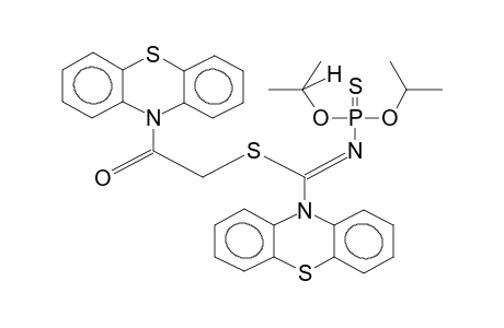 S-[2'-(10-PHENOTHIAZINYL)-2'-OXOETHYL]-N-DIISOPROPOXYTHIOPHOSPHORYL-(10-PHENOTHIAZINYL)ISOTHIOFORMAMIDE