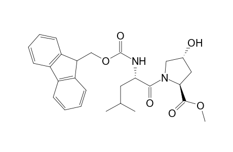 N-(N-Fluorenyl-9-yl-methyloxycarbonyl-L-leucyl)-4R-hydroxy-L-proline methyl ester