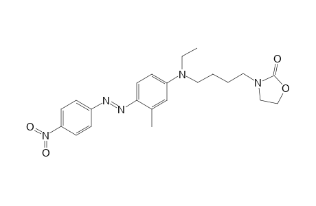N-Ethyl-N-(2-oxooxazolidin-3-ylbutyl)-3-methyl-4-nitrophenylazo)aniline