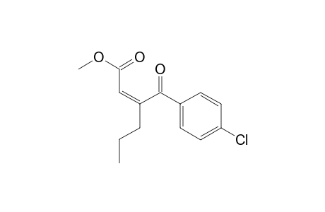 (Z)-methyl 3-(4-chlorobenzoyl)hex-2-enoate