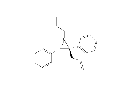 (2R*,3S*)-2-Allyl-2,3-diphenyl-1-propylaziridine