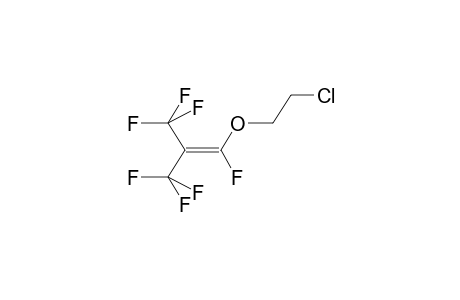 2-TRIFLUOROMETHYL-1-BETA-CHLOROETHOXY-1,3,3,3-TETRAFLUOROPROPENE-1
