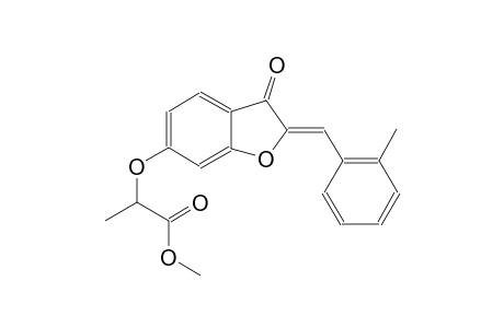 propanoic acid, 2-[[(2Z)-2,3-dihydro-2-[(2-methylphenyl)methylene]-3-oxobenzofuranyl]oxy]-, methyl ester