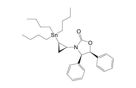 (+-)-(4R,5S)-4,5-Diphenyl-3-[(1S,2R)-2-(tributylstannyl)cyclopropyl]-oxazolidin-2-one