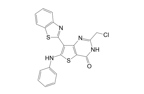 7-(Benzo[d]thiazol-2-yl)-2-(chloromethyl)-6-(phenylamino)thieno[3,2-d]pyrimidin-4(3H)-one