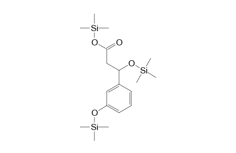 Hydroacrylic acid, <3-(3-hydroxyphenyl)->, tri-TMS