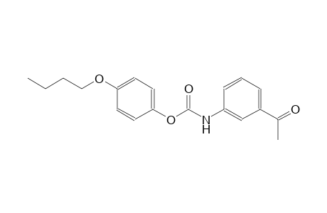 (3-Acetylphenyl)carbamic acid, 4-butoxyphenyl ester