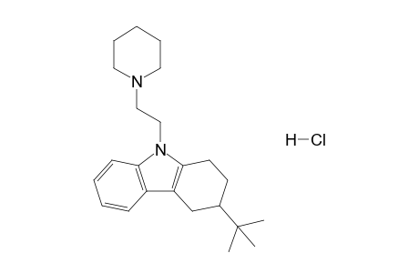 9-[2'-(1"-Piperidinyl)ethyl]-3-(t-butyl)-1,2,3,4-tetrahydrocarbazole - hydrochloride