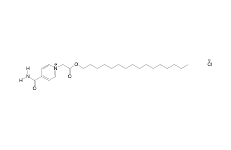 4-carbamoyl-1-(carboxymethyl)pyridinium chloride, hexadecyl ester