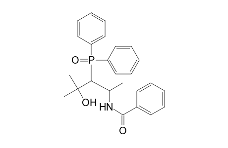 4-Benzamido-3-diphenylphosphinoyl-2-methylpentan-2-ol