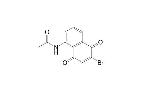 Acetamide, N-(6-bromo-5,8-dihydro-5,8-dioxo-1-naphthalenyl)-