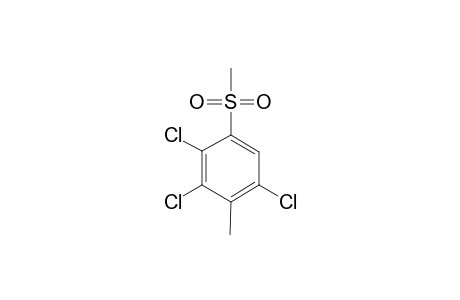 2,3,6-TRICHLORO-4-(METHYLSULFONYL)-TOLUENE