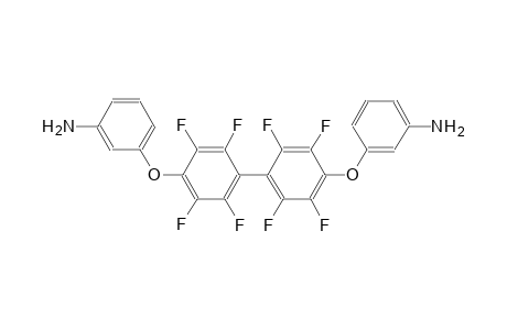 benzenamine, 3-[[4'-(3-aminophenoxy)-2,2',3,3',5,5',6,6'-octafluoro[1,1'-biphenyl]-4-yl]oxy]-