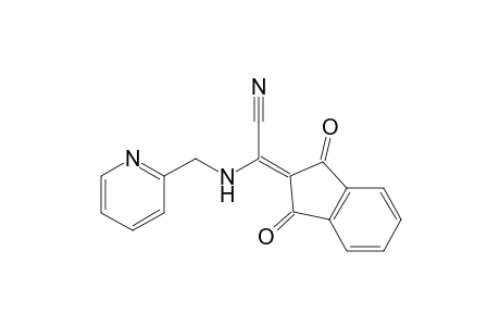 2-(1,3-diketoindan-2-ylidene)-2-(2-pyridylmethylamino)acetonitrile
