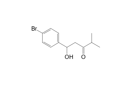 3-Pentanone, 1-(4-bromophenyl)-1-hydroxy-4-methyl-