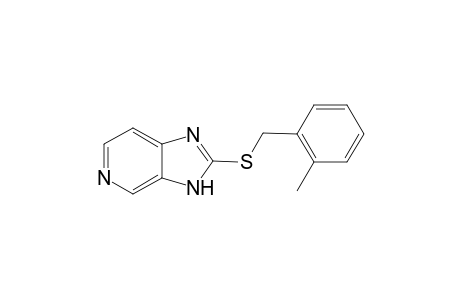 2-(o-tolylmethylsulfanyl)-3H-imidazo[4,5-c]pyridine