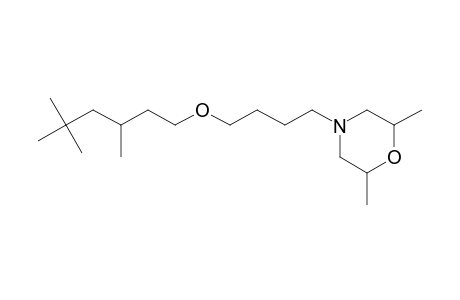 Morpholine, 2,6-dimethyl-4-[4-[(3,5,5-trimethylhexyl)oxy]butyl]-