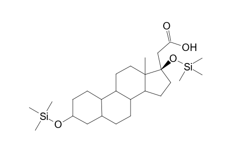 3,17-bis[(Trimethylsilyl)oxy]-19-nor-pregnan-21-oic acid