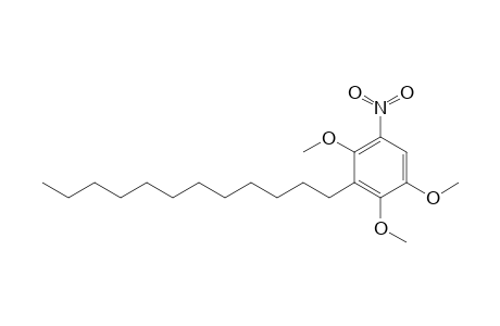 3-Dodecyl-1,2,4-trimethoxy-5-nitrobenzene