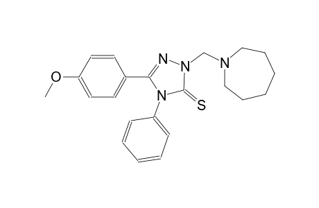 3H-1,2,4-triazole-3-thione, 2-[(hexahydro-1H-azepin-1-yl)methyl]-2,4-dihydro-5-(4-methoxyphenyl)-4-phenyl-