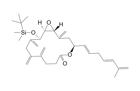 (1R,4S, 13R)-13-[(t-Butyl)dimethylsilyloxy]-2,9,10,12-tetramethylene-4-[(1E,4E)-6'-methylhepta-1',4',6'-trienyl]-5,15-dioxabicyclo[12.1.0]pentadecan-6-one